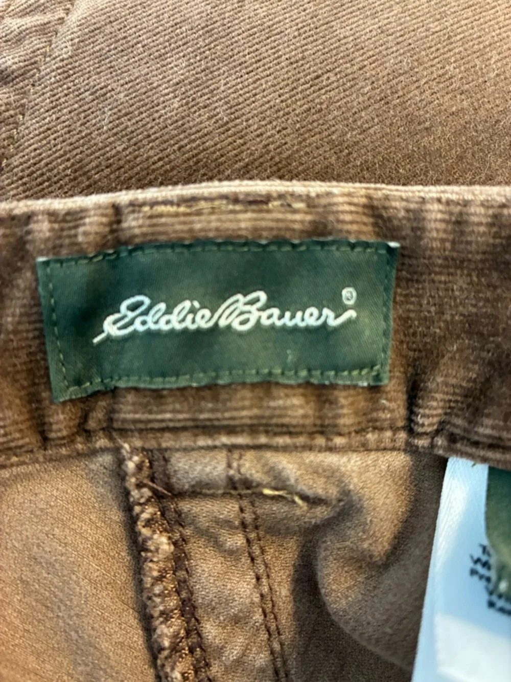 Vintage Eddie Bauer A-Line Corduroy Skirt Chocolate Brown